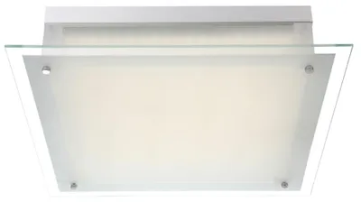 Zdjęcie produktu dla Lampa sufitowa LED metal biały chrom Globo 49322