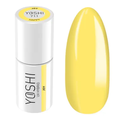 Produktbild von Yoshi | Yoshi Hybridlack 711 Joy - Gelber Farbton - 6 Ml - Uv Hybridlack - Nagellack