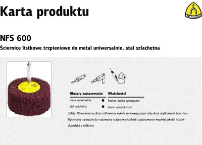 Produktbild von K. Schleifscheibe, hellfaserig, 80*50*6, fein