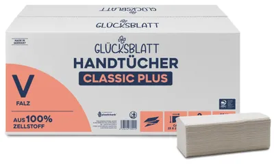 Productafbeelding van GLÜCKSBLATT 4802100GLÜCKSBLATT papieren handdoekjes 4802100CLASSIC PLUSZick-zack vouwing, 2-laags3.000 handdoekjes