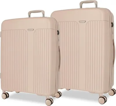 Image de Movom New Trendy Beige Ensemble de valises de voyage, 78cm/68cm, 5389627