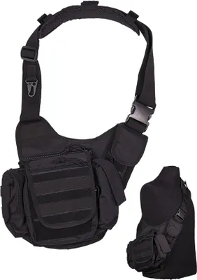 Produktbild von Mil-tec Molle Mehrzweck-Schultertasche, schwarz