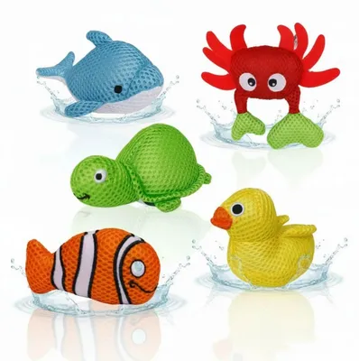 Immagine prodotto di alldoro - Aquanauts, 5 animali da bagno in un set