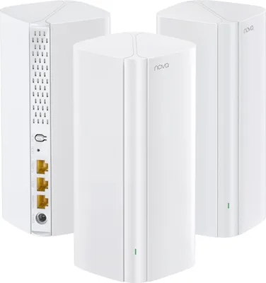 Immagine prodotto di Tenda Nova MX12 (confezione da 3) Sistema WiFi6 AX3000 Mesh Gigabit, 9xGLAN/GWAN, WPA3, VPN, applicazione SMART CZ