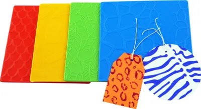 Produktbild von EDUPLAY 370095 Muster-Prägeplatten Tierfelle