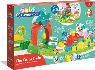 Produktbild von CLEMENTONI BABY Interaktives Spielset Zug auf dem Bauernhof mit Geräuschen