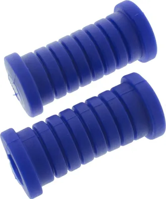 Image de Set 2x repose-pieds en caoutchouc, croisé bleu - Simson S51, S50, Schwalbe KR51, SR4