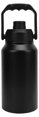 Isolierflasche 3L, 316 Edelstahl, Thermoskanne, schwarz