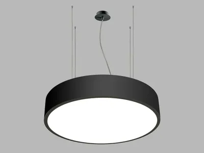 Obrázek produktu pro Stmívatelný LED lustr MONO, Varianta: Ø 800mm, 100W, 6600lm, 3000K/4000K, černá, DALI