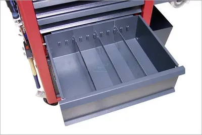 Produktbild von Trennblech einzeln, H100xL348 mm, verzinkt