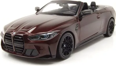 Image de Minichamps 155021032 BMW M4 Cabrio 2021 rouge métallisé 1:18