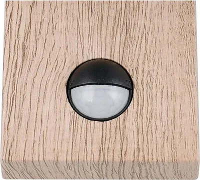 Produktbild von Wandleuchte, Aluminium, Holznachbildung, Bewegungssensor, H 33 cm