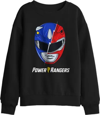 Obrázek produktu pro Power Rangers – mikina „Spliced Head“ pro děti TV29965 (152–158) (černá)