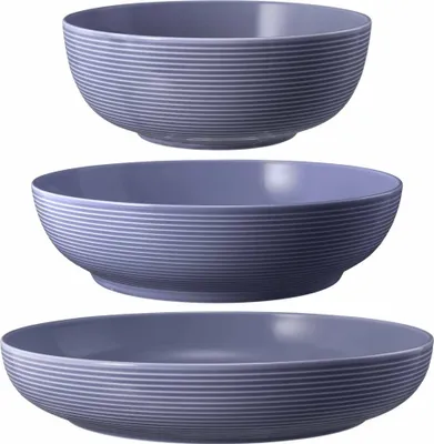 Produktbild von Seltmann Weiden Beat Fliederblau Foodbowl Set 3tlg. 20/25/28 cm