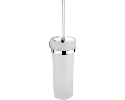 Produktbild von Nimco Unix - Toilettenbürstengarnitur, Wandmontage, Milchglas / chrom UN 13094W-26