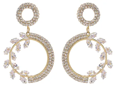 Image de AVANT-GARDE PARIS Boucles d'oreilles pendantes élégantes ornées de motifs floraux
