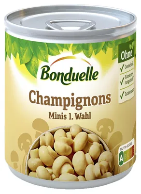 Image de Bonduelle Champignon Köpfchen Minis Sélection Très Fine Premier Choix 195g