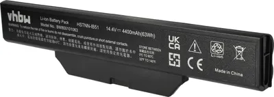 Produktbild von vhbw Akku Ersatz für HP Compaq 451086-121, 451545-361, 451086-621, 451085-141, 451086-001, 451085-661 für Notebook (4400 mAh, 14,4 V, Li-Ion)