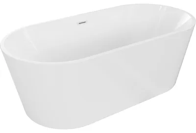 Obrázek produktu pro Mexen Luna volně stojící vana 180 x 80 cm, bílá, přepad bílý - 52031808000-20