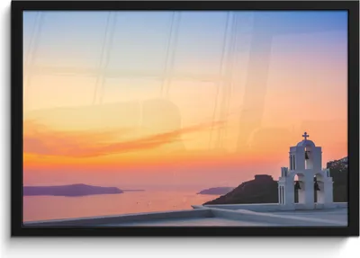 Produktbild von MuchoWow® MuchoWow® Gerahmtes Poster Meer - Himmel - Farben 60x40 cm - Poster mit zchwarzem Bilderrahmen - Printing - Wanddeko Schlafzimmer