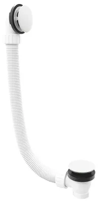 Immagine prodotto di Set di scarico, click-clack, lunghezza 1200 mm, tappo 72 mm, bianco