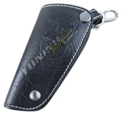 Productafbeelding van Sleutelhouder, sleutelhoes, sleutel etui, leer, wit, model #1, voor Jeep / voor Chrysler