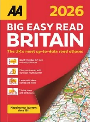 Immagine prodotto di Aa Big Easy Read Atlas Britain 2026 – Lingua: Inglese