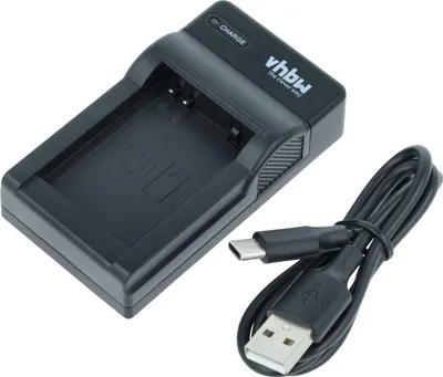 Produktbild von vhbw USB-C Ladegerät kompatibel mit Samsung NX300M Kamera - Ladeschale + USB-C Kabel Ladeanzeige