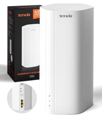 Produktbild von Tenda 5G06 5G Router SIM-Karte, AX3000 Dual Band WiFi 6, 2.5G LAN/WAN Port