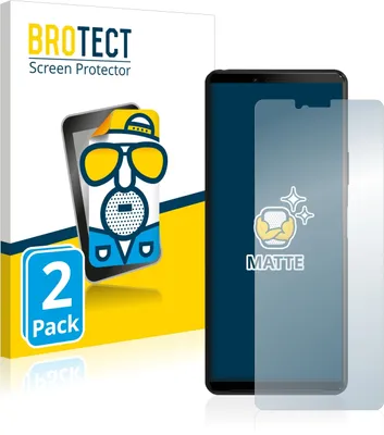 Produktbild von 2x BROTECT Schutzfolie für Sony Xperia 10 II Displayschutz Displayschutzfolie Folie Matt Entspiegelungsfolie