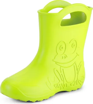Produktbild von Ladeheid Damen federleichte Eva Gummistiefel Regenschuhe LA-CA-09 (Limone, 38/39 EU)