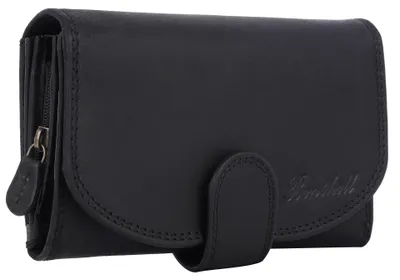 Produktbild von Benthill Damen Geldbörse Vintage Leder | Damen Portemonnaie mit RFID Schutz | Gelddbeutel mit vielen Kartenfächer | Echtleder Damenbörse inkl. Geschenkbox