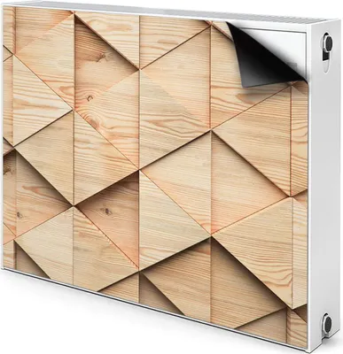 Produktbild von Magnet Heizkörperverkleidung Heizkörper-Abdeckung Heizung Heizkörper 110x60 cm  - Hölzern, muster, 3d,