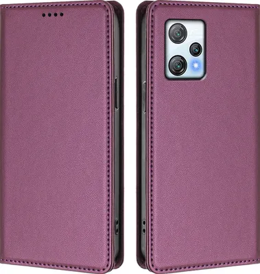 Image de Étui en cuir pour Blackview A53, étui à rabat magnétique en cuirPolyuréthaneavec support, violet