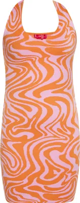 Image de Robe SWIRLY pour femmes - rose orange, XL