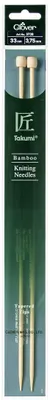 Productafbeelding van Bamboe breinaalden, 33 cm, 3,75 mm, set van 2 - Clover