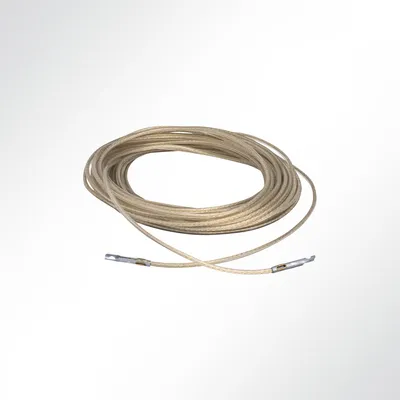 Produktbild von Lysel Kunststoffplanenseil mit Seilendverschlu, (LxD) 33000x6mm in Grau (1 Stück)