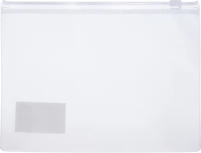 Produktbild von Ordner mit Reißverschluss 26,5 x 18,3 cm – Transparent