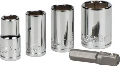 Produktbild von kwb 105000, Chrom-Vanadium-Stahl (Cr-V), Sechskantschaft, 25,4 / 4 mm (1 / 4"), 5 Stück(e), 30 mm