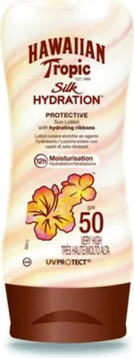 Produktbild von Hawaiian Tropic Silk Hydration schützende Sonnenlotion Spf50, sehr hoch, 180 ml