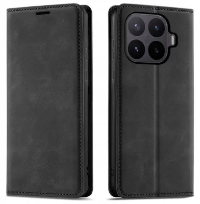 Zdjęcie produktu dla Etui Z Klapką Do Xiaomi 17T Pro Zamykane Magnetyczne Skórzane + Szkło 9H