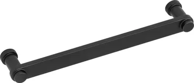 Zdjęcie produktu dla Furnipart uchwyt meblowy Pillar LA160 - Uchwyt do mebli - Okucia antyczny, odlew cynkowy czarny mat