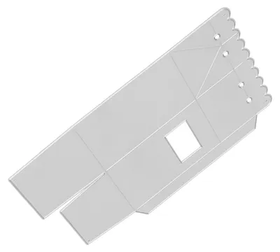 Stanzform Milchkarton, Kohlenstoffstahl, 9,9 x 9,0 cm, für Karten & Scrapbooking
