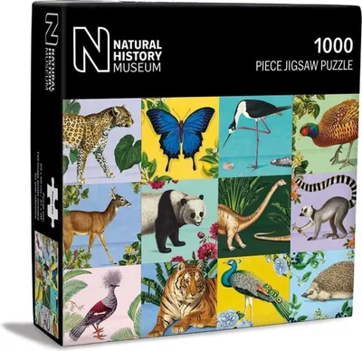 Obrázek produktu pro Harlekijn puzzle 1000 dílků Zvířata Přírodovědné muzeum 69x50 cm
