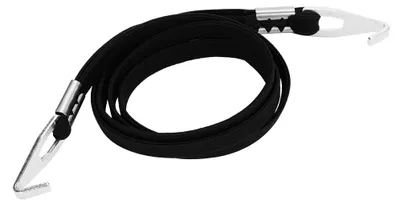 Image de Sangle à bagages DUUTI, extensible, élastique, sangle de serrage avec crochet, corde à vélo, à suspendre à l'extérieur (noir)