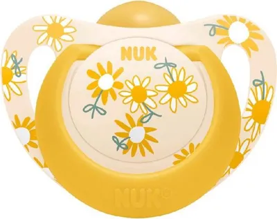 Image de Ancrage en latex NUK Star 18-36 m or