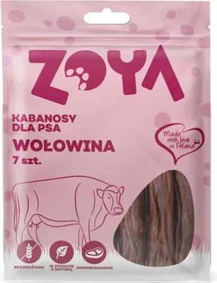 Zdjęcie produktu dla Przysmak dla psa Gryzak naturalny ZOYA Kabanos z koniny 7 szt