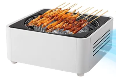 Productafbeelding van Draagbare Houtskoolbarbecue voor Kamperen en Tuin