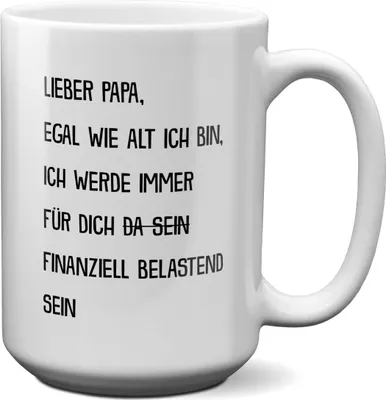 Produktbild von 22Feels XL Tasse Papa Geschenk Vatertag Vater Geburtstag Kaffeetasse Männer Weihnachten Haferl Geschenkidee Bürotasse
