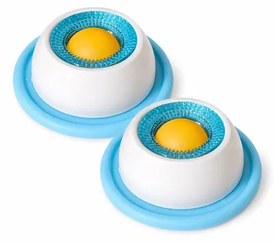 Produktbild von Leckball Hund rotierend 2er Set, Beschäftigungsspielzeug für Hunde & Katzen, Anti-Stress Futterspielzeug, pflegeleicht